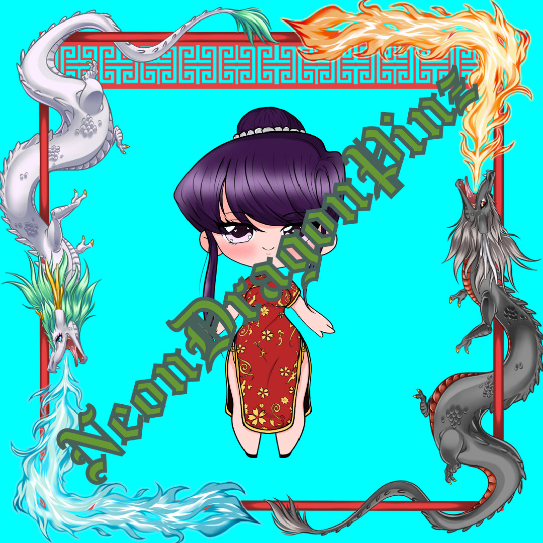 Chibi Qipao Shy girl